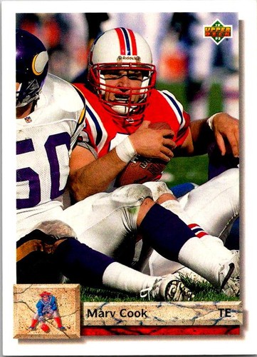 1992 Upper Deck Marv Cook #396 card