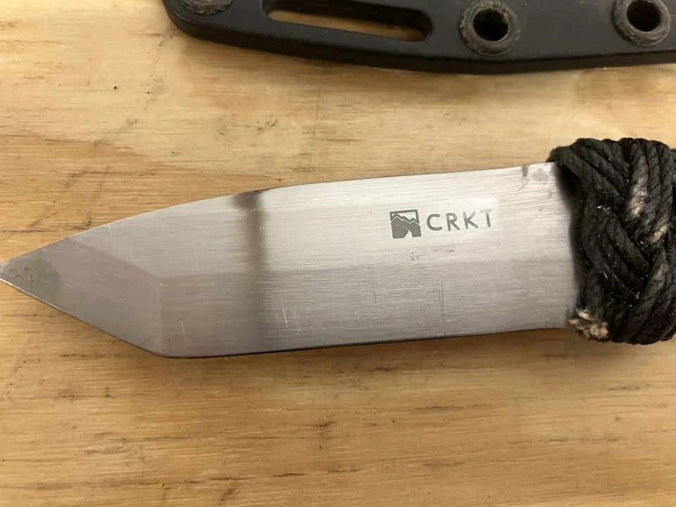 CRKT 2703 First Strike Fixed Blade Knife - Ray Skin Sheath Taiwan - Image 4 of 4