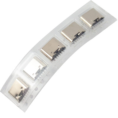50pcs USB Type C 3.1 Socket 6 Pins Female Solder Connector Jack Port for Elec...