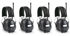 Walkers GWP-RDOM Over Ear AM/FM Radio Earmuffs with Digital Display - Black