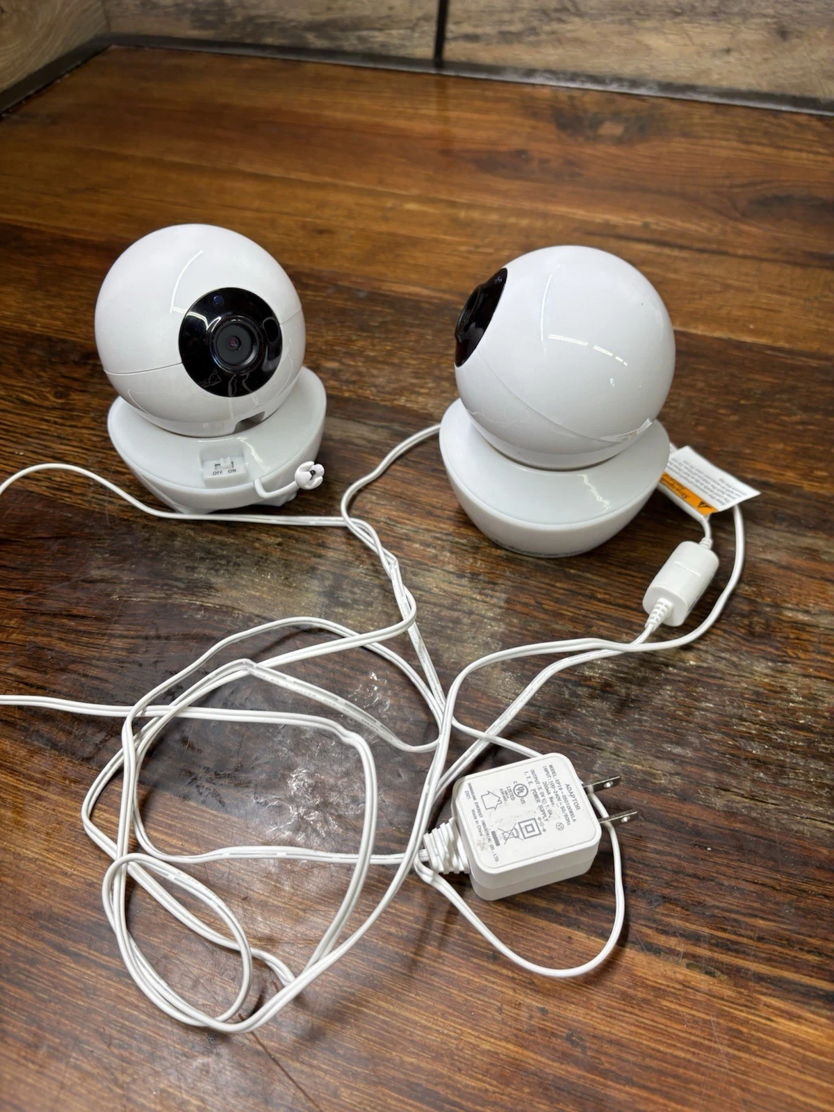 LOT OF 2 Babysense Cameras Video Baby Monitor HD S2TX, ONLY ONE POWER SUPPLY