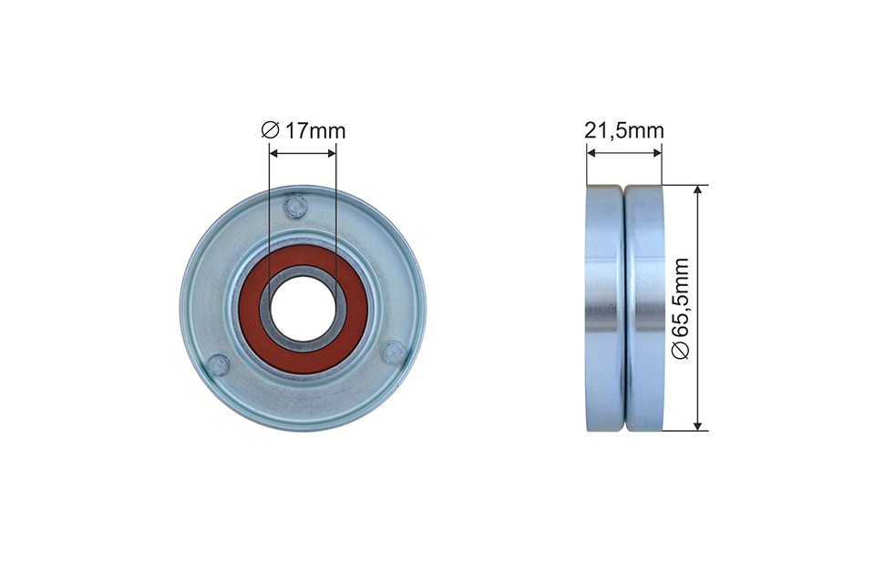 Fits NTY RNK-PL-012 PULLEY IDLER V-BELT