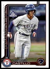 2025 Topps Pro Debut #PD-51 Yolfran Castillo ACL Rangers NM+