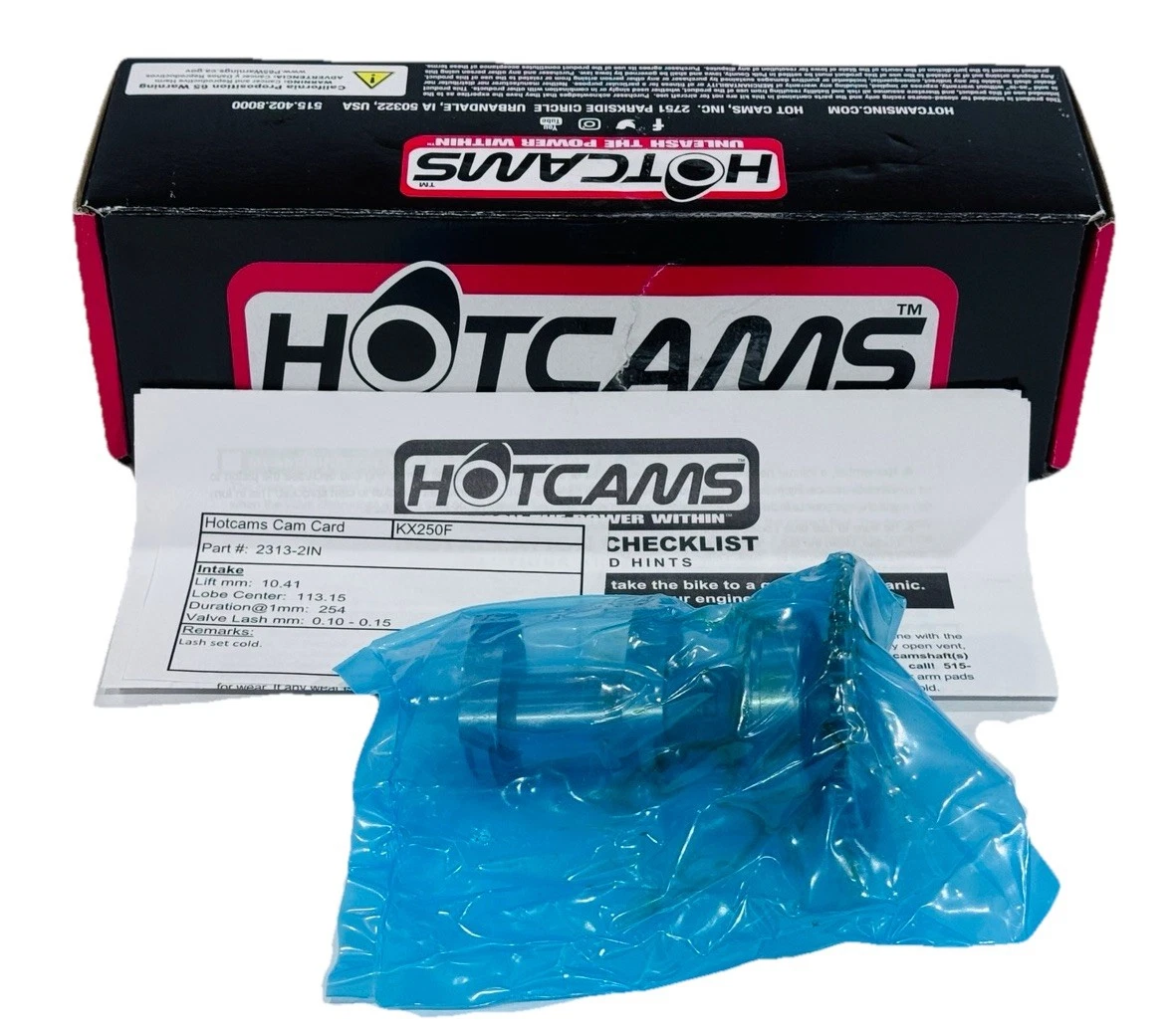 Hot Cams Motorcycle Camshafts for Kawasaki KX250F for sale | eBay
