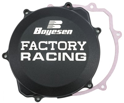 Boyesen Factory Clutch Cover | Black | '99-26 YZ250/'16-26 YZ250X (CC-32AB)