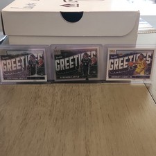 Panini Rookie Greetings Stephon Castle Spurs Bronny James Jr Lakers Lot