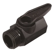 Dramm 22318 Shut Off Valve, Black