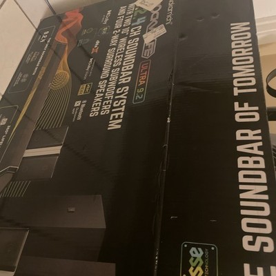 Nakamichi Shockwafe Ultra 9.2.4Ch 1000W Soundbar w Dolby Atmos, Dolby Vision+SSE