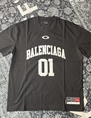 Balenciaga Men's Basketball Series Oversized T-Shirt Size M