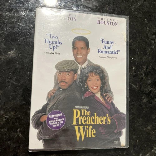 The Preacher's Wife New Sealed DVD 1996 Denzel Washinton Whitney Houston FS!