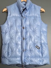 Original Puffa Down And Feather Warm Padded Gilet Size 10 Blue