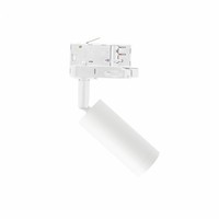 Led 3-Phasen Stromschienenstrahler GU10 MR11 Schwenkbar IP20 Weiß Max. 10W Rund