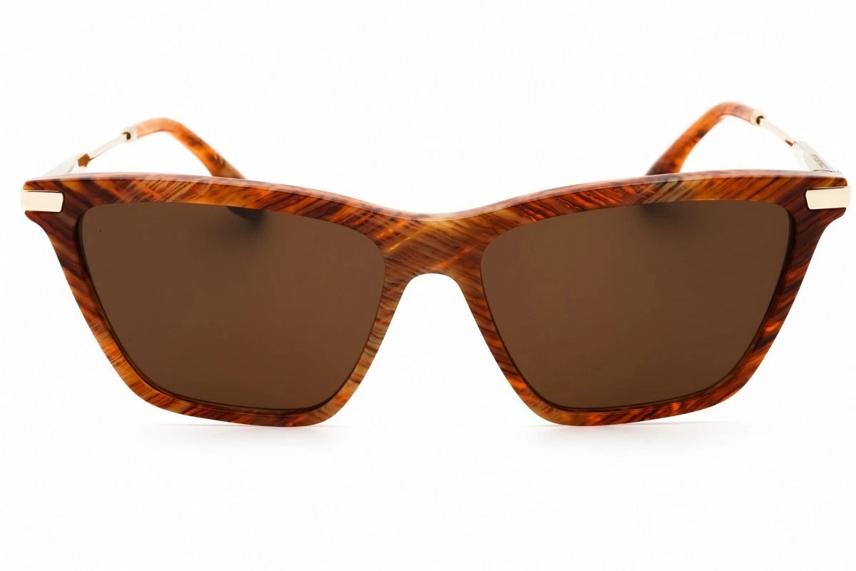 VICTORIA BECKHAM VB628S CHUNKY SUNGLASSES DARK TORTOISE 55mm NWOT Victoria Beckham Brown Women main image 3