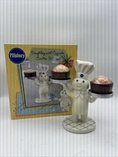 BRAND NEW! VINTAGE Pillsbury Doughboy Cupcake Candle (O5)