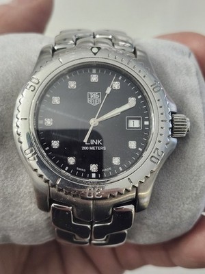 TAG Heuer Link WT111R.BA.05 Quartz 41mm Diamond Dial 200M Box & Papers Swiss