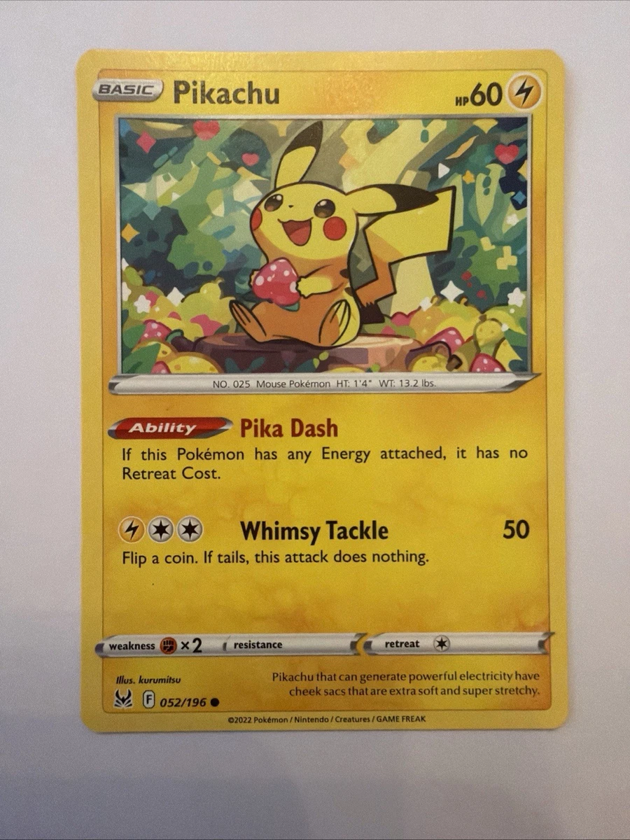 Preços baixos em Cartão básico Pokemon Pikachu | eBay