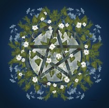 Magic by Moonlight Pagan Greeting Card - Sale For Our