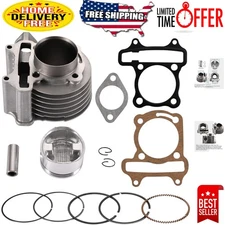 57.4mm GY6 150cc Cylinder Kit with Piston - Precision Engine Replacement Parts