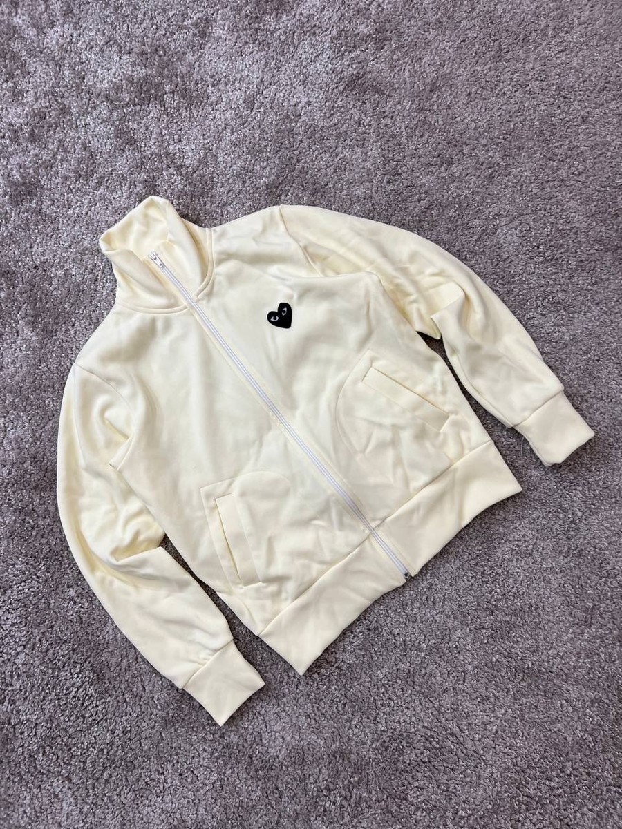 COMME des GARÇONS グレー　トレーナー ジッパー付き　Lサイズ COMME des GARÇONS グレー トレーナー ジッパー付き Lサイズ