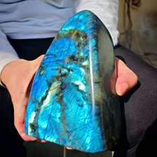 6.82LB Natural Labrador moonstone quartz free form mineral specimen 3.1kg