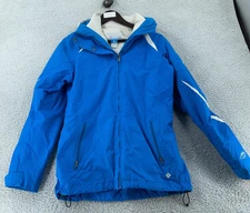 Columbia Bugaboo Jacket Womens Small Blue Omni-Tech Interchange Hooded Full Zip