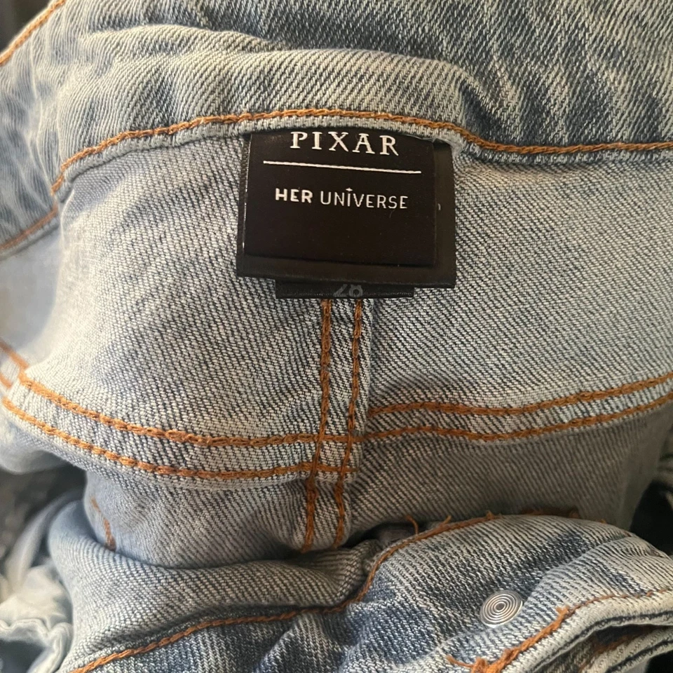 Pixar Her Universe Jeans Womens 28 Plus Toy Story Straight-Leg Feature Iconic - Image 4 of 4