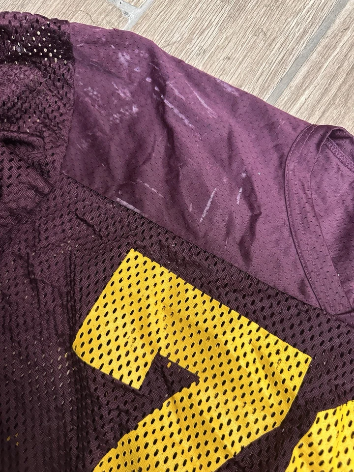 Vintage 80’s Arizona State Sun Devils Men’s Practice Issued Champion Jersey #76 - Image 4 of 4