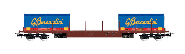 Hornby HR6555 FS Carro Sgnss Beladen Mit 2 Coil Container Gruppe Bernardini“-image