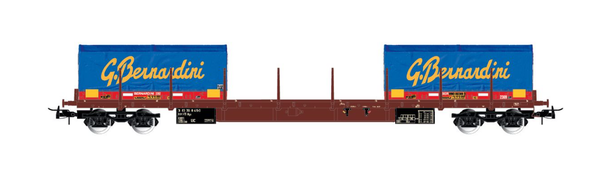 Hornby HR6555 FS Carro Sgnss Beladen Mit 2 Coil Container Gruppe Bernardini“-image