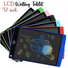 12" Electronic Digital LCD Writing Tablet Drawing Board Graphics Kids Gifts Toys