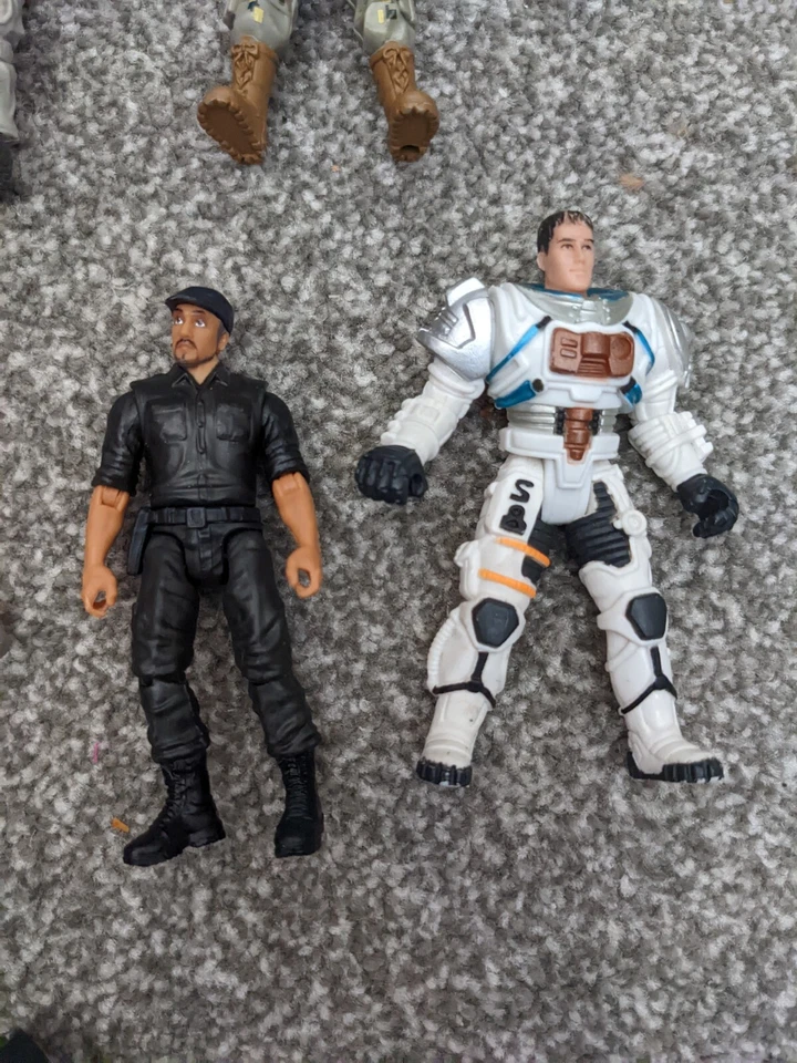 Lote de 12 figuras de acción militares de LANARD THE CORPS GI Joe más moto Jeep Foto 4 de 4