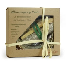 Smudging Kit Palo Santo kit - Sage - Yerba Santa - Abalone shell