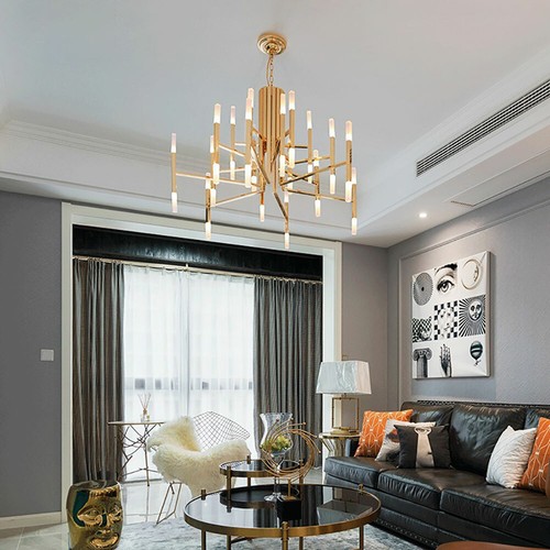 Modern Ceiling Lamp LED Chandelier Flush Mount Ceiling Fan Light for Living Room - Picture 10 of 204