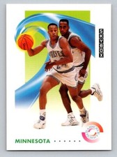 1991-92 Skybox Pooh Richardson Tony Campbell #474 Minnesota Timberwolves