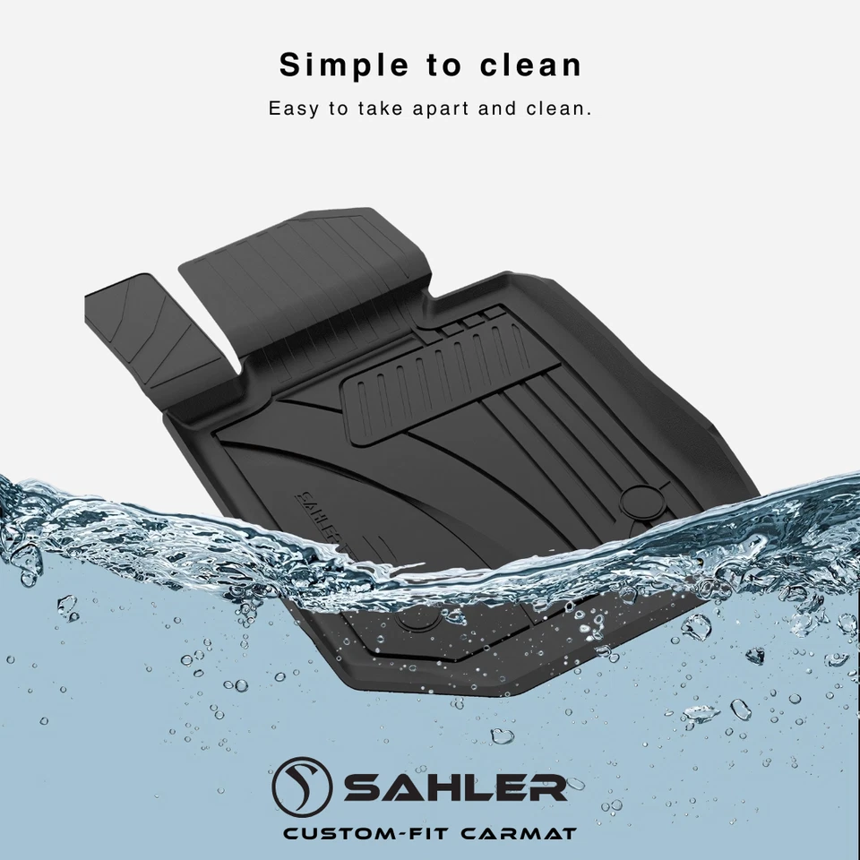 Floor Mats for Seat Altea XL 2006-2015 Floor Liner for Cars Costum Fit Black - Image 4 of 4