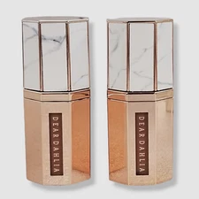 $62 Dear Dahlia Paradise Dream Velvet Lip 2-Pc Mousse Tint Butterscotch .21fl oz