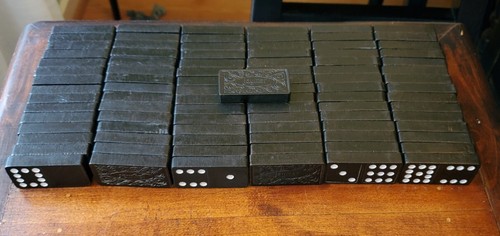 Vintage Jaymar NY New York Double Twelve 91 Dominoes Boxed Complete Set 1970’s - Picture 9 of 10