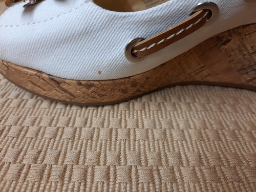 Nickels Ajax Cork Slingback Wedge Heel Sandle Open Toe Women's Sz 6½ M 6.5 M EUC - Picture 11 of 24