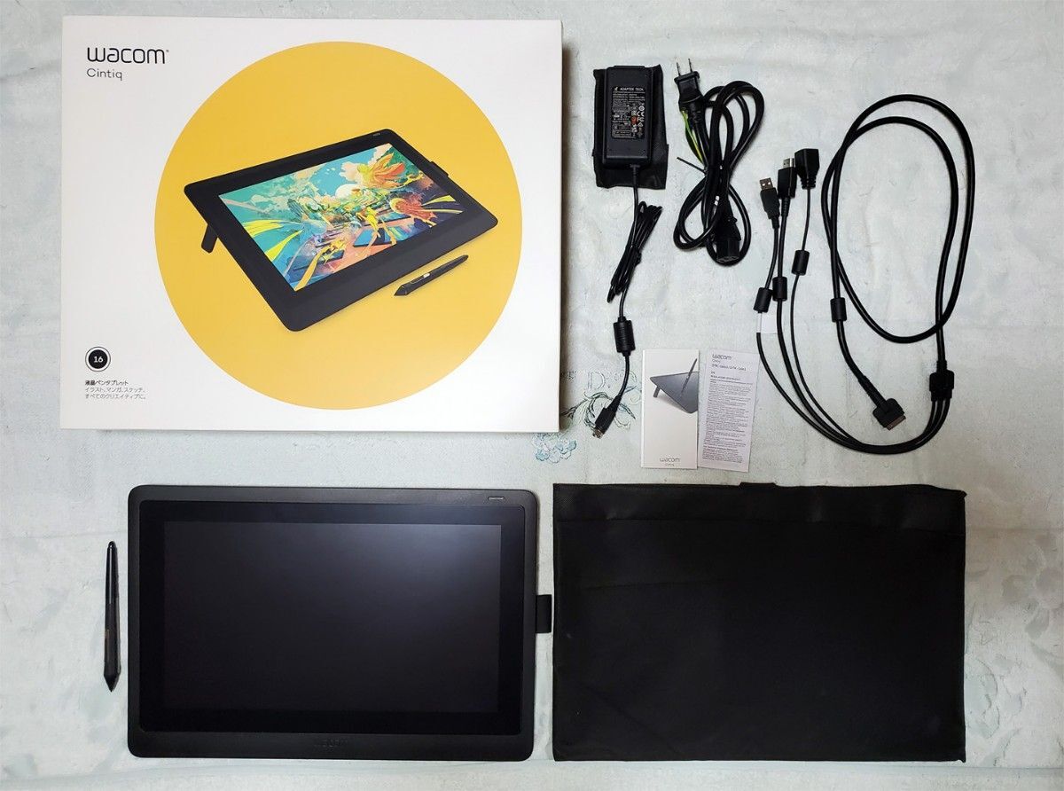 Wacom Cintiq 16 液晶ペンタブレット本体 純正スタンド付き Wacom Cintiq 16 液晶ペンタブレット 本体 純正スタンド付き Amazon.co