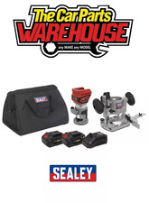 Image of Sealey CP20VTRKIT Cordless Trimming Router Kit 20V SV20  - 2 Batteries