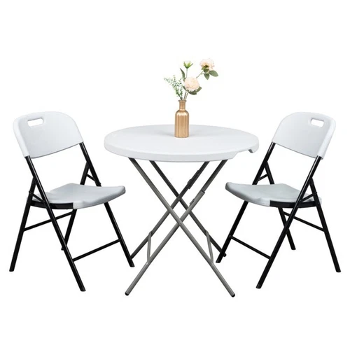 4pcs 47*54*84cm Garden Plastic Folding Chair White Hot sale - Bild 7 von 9