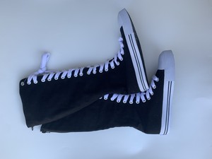 knee high tennis shoes