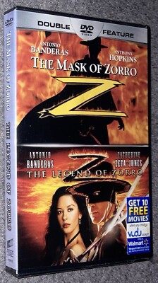 The Mask Of Zorro/The Legend Of Zorro DVD Antonio Banderas Double Feature NEW