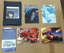 Genuine Proton Savy Owners Manual Hand Book 