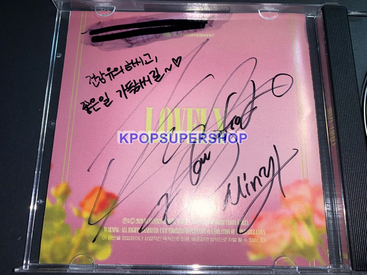Gong Minzy Digital Single Album Lovely Autographed Signed CD