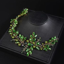 Crystal Wedding Headband for Brides Pearl Wedding Hair Accessories Bridal Hai...