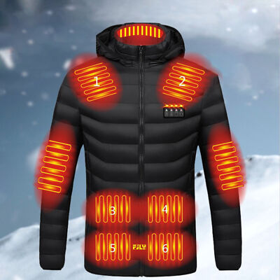 Heated Vest Electric USB Jacket Warm Cloth Coat Heating Pad