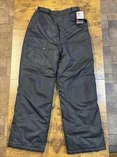 Swiss Tech Boys 2XL Ski Pants Black New XXL Nwt 18 Polyester Snowboarding Skiing