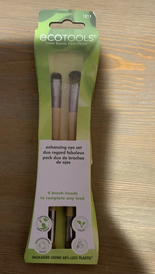 🌍 ECOTOOLS Makeup Brush -1217,Clean Beauty,Damaged Box ‼️ - Image 2 of 3