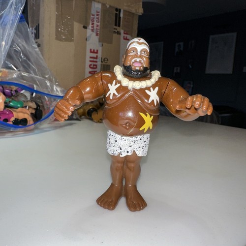 WWF WWE Hasbro Wrestling Series 7 Kamala Figure (W...